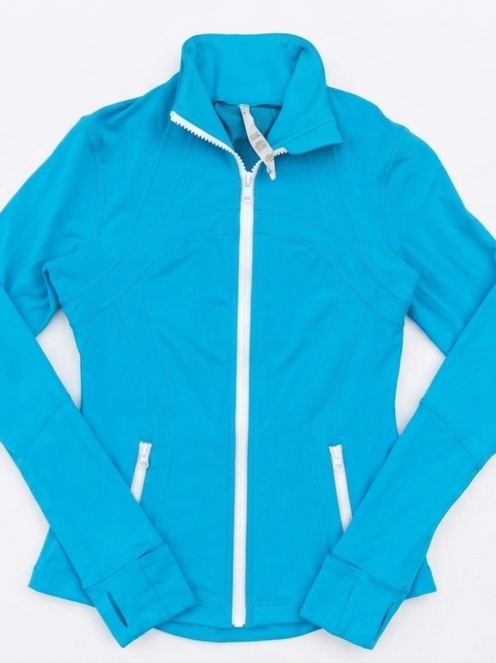 Women's Turquoise Zip-Front Performance Jacket